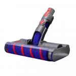 1 vnt. dvigubo volelio elektrinis grindų &scaron;epetys, skirtas Dyson V11 V7 V8 V10 dulkių siurblio dalims gray