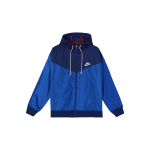 Nike Sportswear Windrunner striukė su gobtuvu vyri&scaron;ka vir&scaron;utinė apranga Tamsiai karali&scaron;kai mėlyna CU4514-455 L