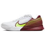 NikeCourt Air Zoom Vapor Pro 2 HC Balti Team Red Vyri&scaron;ki sportbačiai Lime-Blast DR6191-104 40