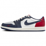 Air Jordan 1 Retro Low OG Howard University Vyri&scaron;ki sportbačiai Mėlyni Balti Gym-Red HQ2993-100 44.5