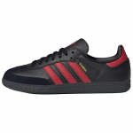 Manchester United x adidas Samba Namų aprangos Unisex Kedai Juodi Core-Black Mufc-Raudoni JQ4036 36