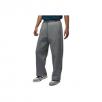 Jordan Brooklyn Fleece Oversized Patogios Fleece Madingos Tiesios Plačios Kojos Laisvalaikio Kelnės Vyri&scaron;ki Apatiniai Carbon-Gray Sail-White IB7239-091 2XL