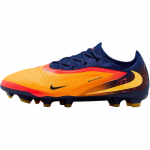 Nike Phantom 6 Low Pro FG GS Tikslumas spaudžiant Vaikų futbolo bateliai Mėlyni Lazeriniai Oranžiniai Mėlyni-Tu&scaron;ti HQ2047-800 36