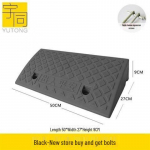 Trikampė plastikinė automobilio slenksčio rampa ir greičio mažinimo kalnelio pagalvėlė