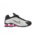Nike Shox R4 Juodos Metalo Sidabrinės Pinksicle Moteri&scaron;ki Kedai AR3565-012 36