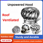 Nerūdijančio plieno nevaromas i&scaron;traukiamasis gaubtas lauko gamyklos vėdinimo ventiliatorius vandeniui atsparus stogo ventiliatorius 201 Stainless Steel Hood #200