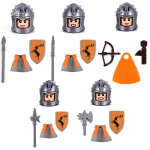 MOC Sostų Auksinio &Scaron;arvo Karių Sargas Jaime Lannister Barristan Selmy Meryn Trant Statybiniai Blokiniai Mini Veiksmo Figūrėlės Žaislai