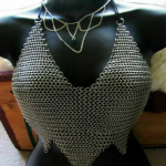 Virgin Chainmail suknelė medaus mėnesiui, jubiliejui, vienos nakties nuotykiams