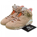 Air Jordan 6 Retro x Travis Scott Mid British Khaki NaujasDH0690-200 EU 36 ruda