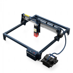 SCULPFUN S30 Pro 10W Lazerinis graviravimo ir pjovimo įrenginys, 0,06*0,08 mm lazerio fokusas, oro padavimo M8 pagrindinė plok&scaron;tė, keičiamo dizaino objektyvas mėlyna
