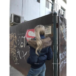 VAYLA Žieminė Nauja Kailinė Apykaklė Rožinė Medvilninė Moteri&scaron;ka Striukė su Gobtuvu Harajuku Auk&scaron;tos Gatvės &Scaron;altai Atspari Stora Medvilninė Striukė M gray
