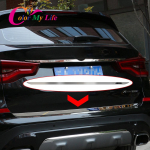 Nerūdijančio plieno automobilio galinių durų bagažinės apdailos juostos lipdukas, skirtas BMW X3 G01 2018 2022 m. Style B