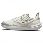 Nike Air Winflo 9 Shield Bling Moteri&scaron;ki sportbačiai Kreminiai Burės Metali&scaron;kai sidabriniai FB1863-101 EU 36.5 balta