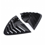 Seat Leon 2008-2012 ABS Juoda Automobilio Galinė Trikampė Žaliuzė Dekoratyvinis Dangtelis Automobilio Aksesuarai juoda