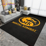 Animacinis Mortal Kombat Plotas Kilimas Didelis, Kilimas Kilimas Svetainei Miegamajam, Virtuvei Vonios Kambariui Prieangis Durų Kilimėlis Neslystantys Grindų Kilimėliai 80x120cm