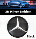 3D automobilio grotelių emblemos žvaigždės ženklelis priekinių grotelių logotipas, skirtas &bdquo;Mercedes Benz W204 W205 W213 X253 ABCES CLA GLB GLC GLE GLS&ldquo; priedams ML-W166 2012-2015