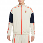 Nike Court Heritage Megztas Fleece Užsegamas Apykaklės Ilgomis Rankovėmis Teniso Mar&scaron;kinėlis Vyri&scaron;ki Vir&scaron;utiniai Drabužiai FZ6926-133 S
