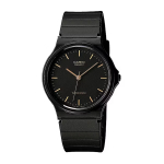 CASIO Analoginis rie&scaron;inis laikrodis Chipkashi Pigus MQ-24-1EL Poliuretano dirželis Unisex Juodas x Auksas Užjūrio modelis