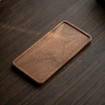 Medinis padėklas Namų arbatos padėklas Stačiakampis pietų padėklas Medinis užkandžių vaisių padėklas Kūrybi&scaron;kas sausų burbuliukų padėklas Paprastas daugiafunkcis padėklas