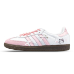 Adidas Originals SAMBA OG Neslystantys Atsparūs dilimui Žemi Kateboardo Batai Unisex Balti Rožiniai B75806(Team116-ad) 38⅔