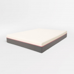 The White Stone Matelas en Mousse &agrave; M&eacute;moire Breeze et Ressorts Ensach&eacute;s, Hauteur 30 cm | D&eacute;houssable, Hypoallerg&eacute;nique et Respirant 90 x 200 cm balta
