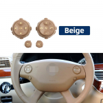 2218213651 Vairo mygtukų (tempomatas ir garsumas) dangtelis Tinka Mercedes Benz W221 W216 S klasės CL klasės 2006-2013 smėlis