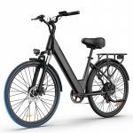URLIFE-E26 36V Elektrinis dviratis 250W be&scaron;epetėlis variklis, 36V 13Ah nuimama baterija, Miesto kelionėms & Kasdieniam važiavimui juoda