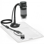 Plugable USB skaitmeninis mikroskopas Su nuimamu stebėjimo elementu, suderinamas su 2.0 (2MP, 10x/250x priartinimas) - plok&scaron;tė, Windows, macOS, Linux, iPad, balta