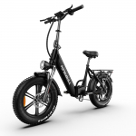 KINGBULL Literider 2.0 Sulankstomas elektrinis dviratis, 48V 13.5AH Nuimama baterija, Shimano 7 pavarų juoda