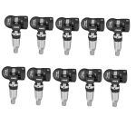 10 vnt. TPMS padangų slėgio jutiklis, programuojamas Autel įrankiams TS408 TS508 ITS600 315 MHz + 433 MHz 2 viename MX jutiklis Monitorius Black Silver