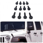 12 vnt. priekinio stiklo rėmo vyrių varžtai Tinka Jeep Wrangler JK 2007&ndash;2017 m.
