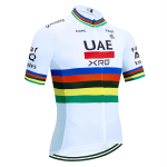 Balta Total Cycling Team Džersis Naujas UAE Dviračio Liemenė Maillot Vyrai Moterys CAJA RURAL Greitai Džiūstanti Ropa Ciclismo Dviračio Džersis Mar&scaron;kinėliai L