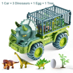 Berniukų Žaisliniai Automobiliukai Dinzaurų Sunkvežimis Transportinis Transporto Priemonė Dino Gyvūno Modelis Tyrannosaurus Rex Sunkvežimis Žaidimas Vaikų Gimtadienio Dovanos black