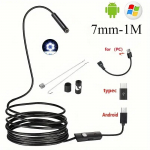 5,5 7 mm Android endoskopas 3 viename USB / mikro USB / C tipo borescope tikrinimo kamera, atspari vandeniui i&scaron;maniajam telefonui