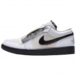 Air Jordan 1 Low SE &scaron;viesiai medžio rudos spalvos vyri&scaron;ki kedai baltas juodas garas IW2020110 44.5 gray