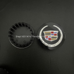 Akrilas ABS 67mm 4vnt. Ratlankio centrinės dalies dangteliai Priedai Cadillac Escalade XT5 XT6 CT5 CT6 XTS CT4 Automobiliui