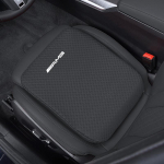 Automobilis Mercedes Benz AMG A/B/C/E/S klasės W203 W206 W220 W205 W211Padangos vožtuvas.Sėdynės pagalvėlė kvėpuojanti ledo &scaron;ilko storas pamink&scaron;tinimas mink&scaron;tas kilimėlis EB2 black