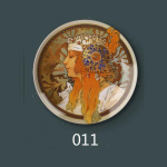 8 /10 Lėk&scaron;tės Alphonse Maria Mucha Art Nouveau Tapyba Sieninė Dekoracija Namų Vie&scaron;bučio Dekoriniai Indai Lėk&scaron;tės 7 inch