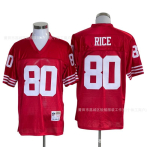 Retro NFL San Francisco 49ers Futbolo Džersis Mar&scaron;kinėliai Vyrams Moterims Sportinė Apranga Komandos Gerbėjų Apranga XXXL white