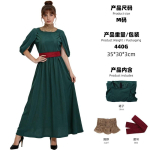 Helovinas, Odisėjos filmo Penelope kostiumas, viduramžių suknelė cos cosplay kostiumas adult 2xl black