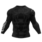Bjj Rash Guardai Vyri&scaron;ki Jiu Jitsu MMA Mar&scaron;kinėliai Rashguard No Gi Ilgomis Rankovėmis Vyrams Bokso Bėgimo Treniruočių Mar&scaron;kinėliai Tamprios Sportinės Mar&scaron;kinėlės XL 175-185cm