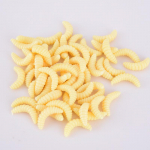 200 Pakuotės 2cm Mink&scaron;tas žūklės masalas Kabliukai Kvapas kirminai &Scaron;vyti krevetės Kabantys žuvies masalai Žvejybos masalas 50pcs