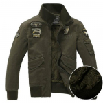 Laisvalaikio Air Force One Karinės Armijos Striukės Veste Homme Žiemai XL armijos žalia spalva