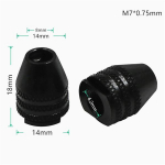 0,3&ndash;3,2 mm kelių gręžimo griebtuvas, beraktis, skirtas &bdquo;Dremel&ldquo; sukamiesiems įrankiams Gręžimo griebtuvai Adapterio keitiklis Universalus mini griebtuvas short M7