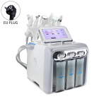 6 viename Hydrafacial deguonies grožio aparatas Mikrodermabrazija Negyvos odos &scaron;alinimas Aqua pilingas Veido liftingas Namų SPA Odos priežiūra EU plug