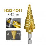 Step Drill Bit Aliuminio grąžto izoliacinės plok&scaron;tės
