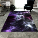 Galaxy 3D grindų kilimėlis miegamajam Universe Space Carpet Svetainė Didelis flanelinis mink&scaron;tas jaunimo miegamojo kilimas, kurį galima plauti 160x200cm 1pcs