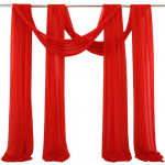 Backdrop Tulle Durable Easy to Hang Vibrant Color Graceful Wedding Drapery Arch Draping Swag Supply