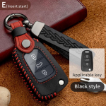 &bdquo;Crazy Horse&ldquo; odinis automobilio rakto dėklo dangtelis, skirtas &bdquo;Hyundai Santa Fe Tucson 2022 NEXO NX4 Atos Solaris Prime2021&ldquo;