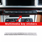 For 12-15 Jaguar XF central control air conditioning button stickers car interior decoration accessories high-quality